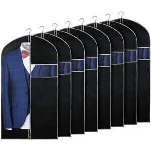 New 40" Garment Bag, Set of 8 Suit Bag, Garment Bags for Hanging Clothes,